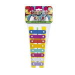 Xylophone with 8 Keys and 2 x Sticks, assorted colours